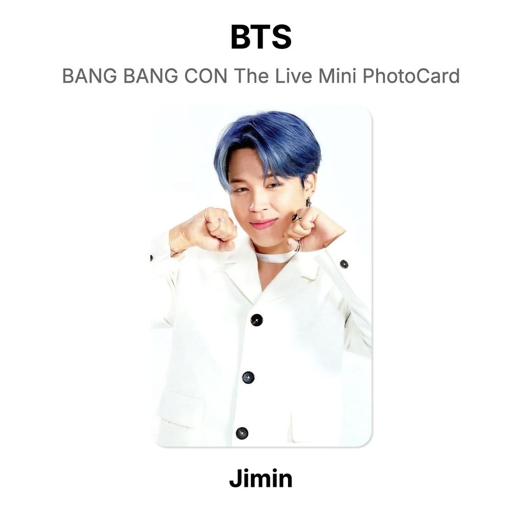 BTS BANG BANG CON The Live Mini PhotoCard Official Photocard
