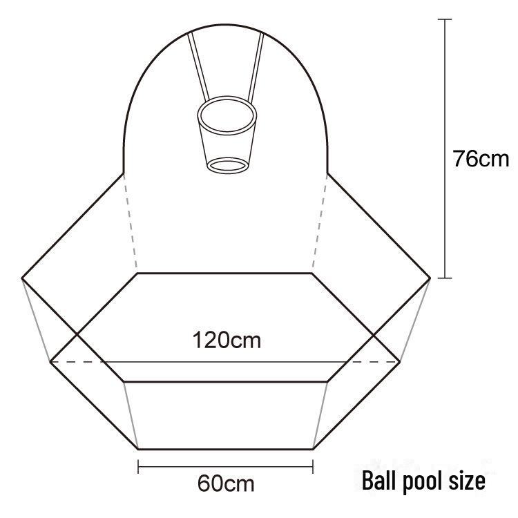 Children's Folding Ball Pool Tent for Early Education Games