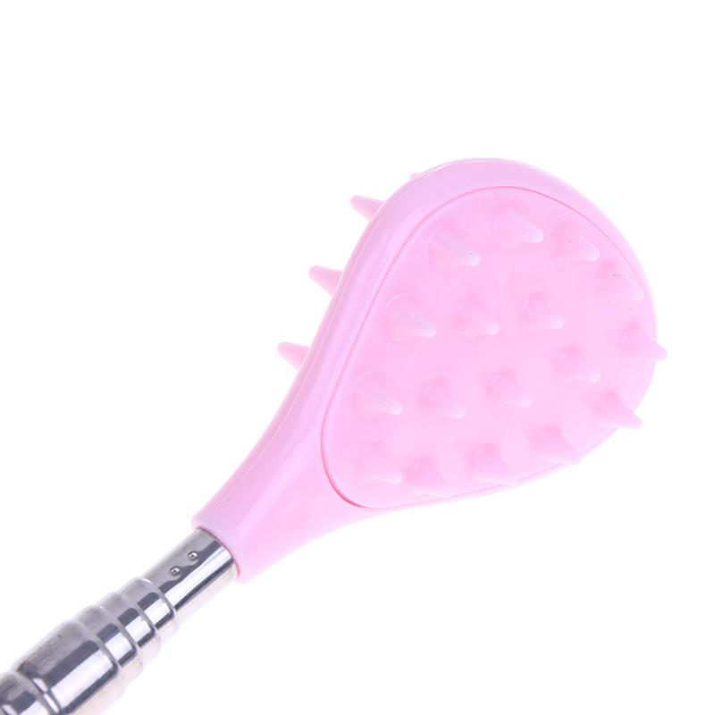Extendable Cactus Back Scratcher With 2 Size Spikes Retractable One-Hand Itch Stick For Men & Women Portable Point Massage Stick