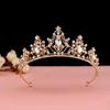 Nuovi accessori per capelli con corona da sposa multicolore, corona di compleanno, accessori in cristallo, copricapo in stile matrimonio