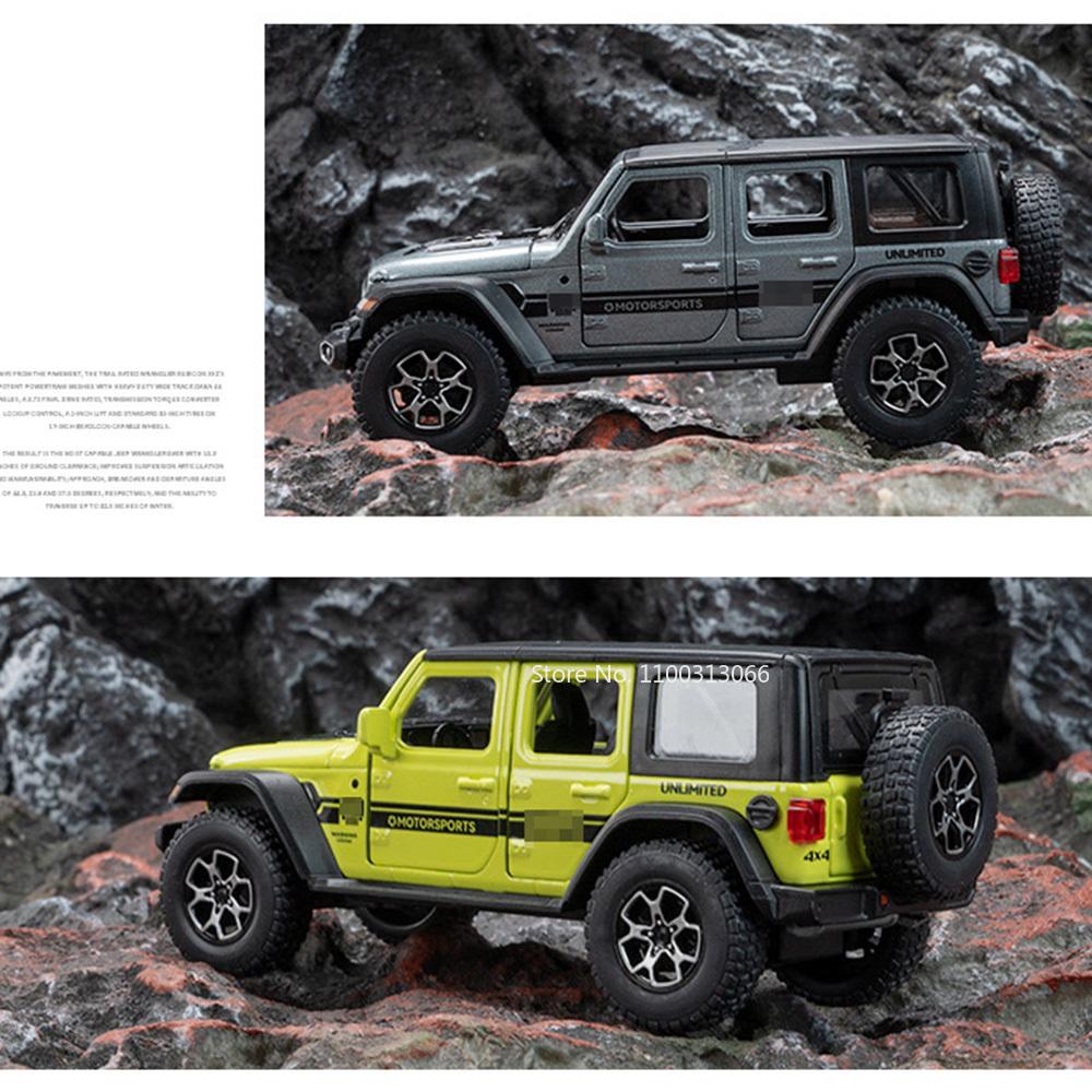 1:32 Alloy Wrangler 4x4 G63 Toys Cars Models Doors Opened SUV with Light Sound Off-road Vehicles for Boyfriend Festival Gifts
