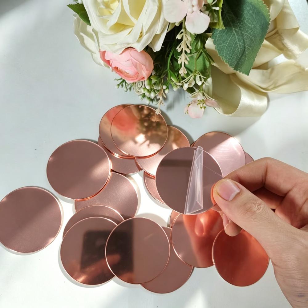 Self Adhesive Round Acrylic Mirror Wall Stickers DIY Decor Dots Mirrors For Living Room Bedroom Home Decor Multi Color 4cm 5cm