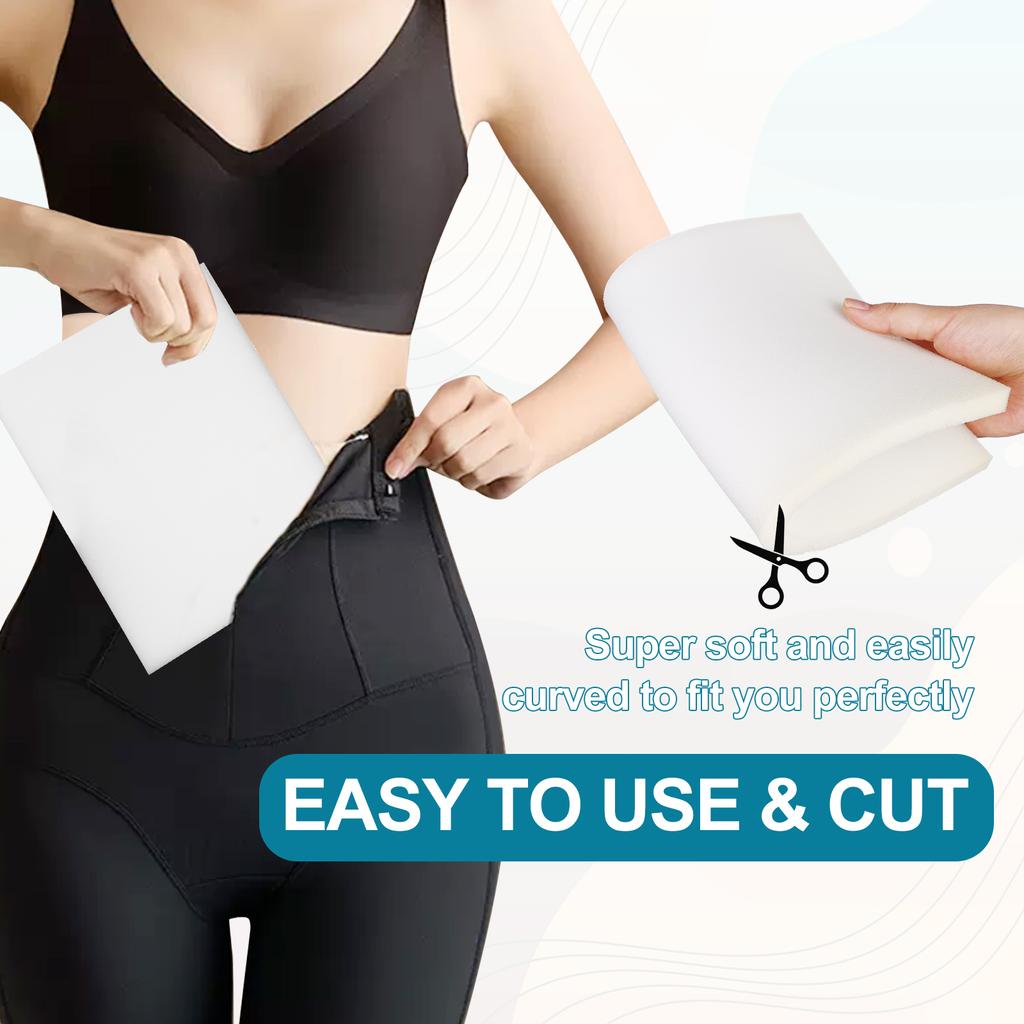 6 Pack Foam Board Liposuction Surgery Waist-Supports Foam Sheet For Recovery 8Inch X 11Inch Lipo Foam Pads