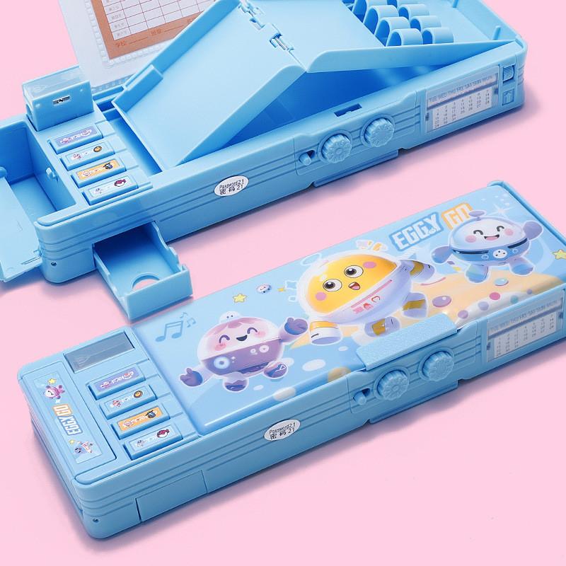 Capybara Kuromi Cinnamoroll Pochacco Password Lock Doublesided Organizer For Elementary Students Storage And Travel