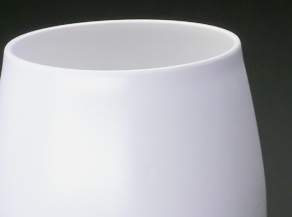 Stainless Steel Cup with a 250ml J-Kitchens (Glass) Ceramic-Like Mouthfeel, Double-Walled Vacuum-Sealed, White,