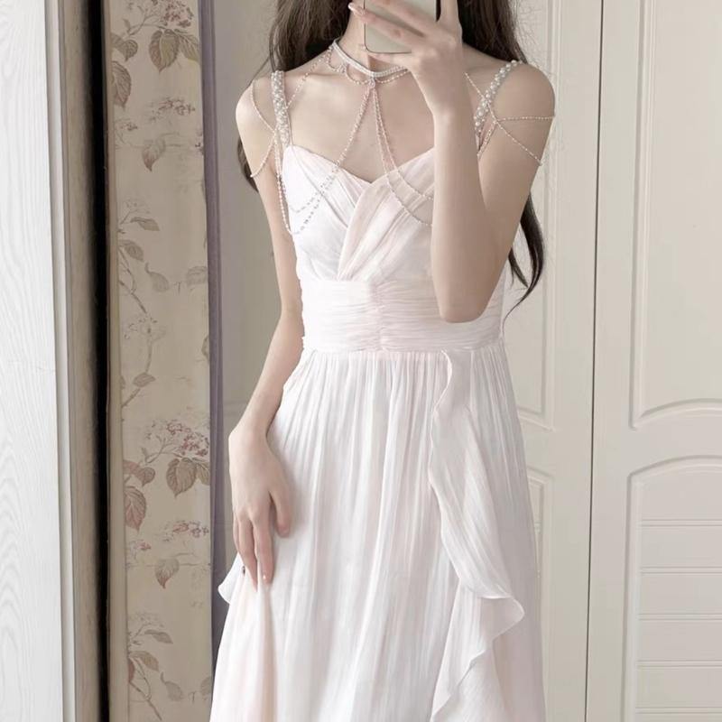 Light Luxury Diamond Chain Tassels Body Chain Nightclub Fashion Shining Cool Girls Bride Off Shoulder Chain Accessories