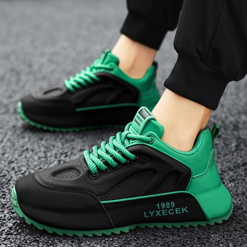Men's shoes sports shoes autumn and winter new shoes platform heightening casual shoes trend youth running dad shoes trendy shoes