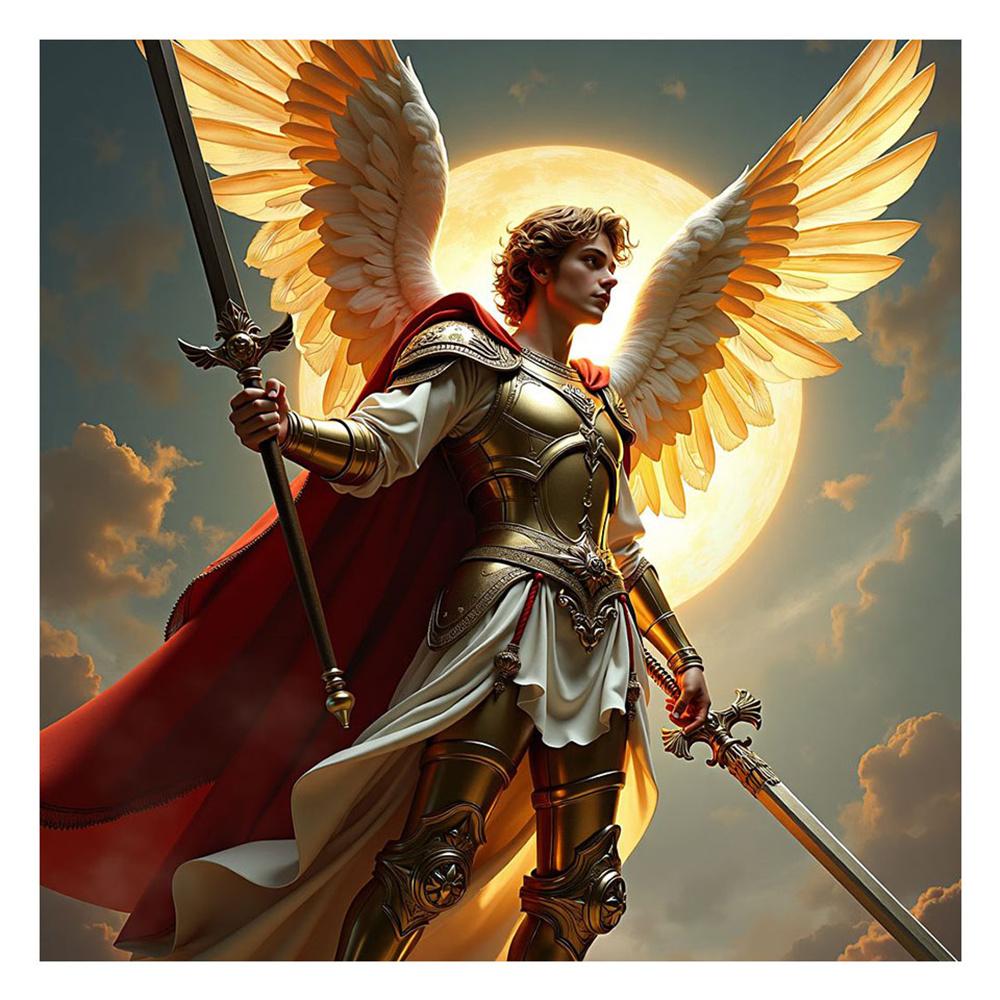 

Алмазная живопись Искусство DIY Battle Angel Алмазная мозаика Набор Круглые стразы Вышивка крестом Домашнее украшение Настенное искусство Round 30x30cm