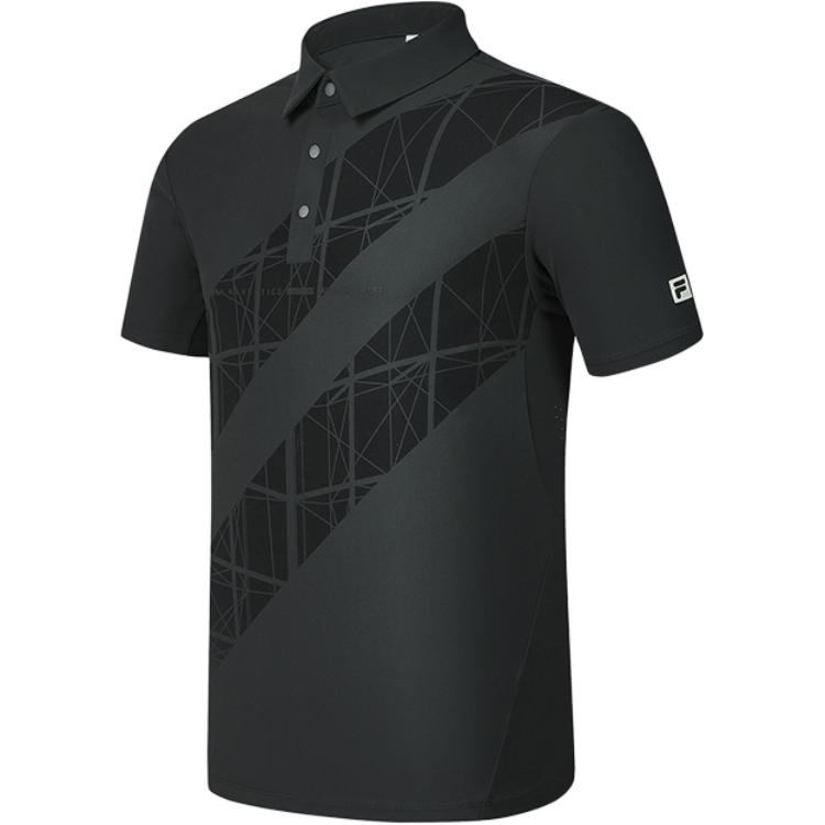 FILA Fitness Polo Shirt Men s Dark Ink Gray A11M421105F-DY L