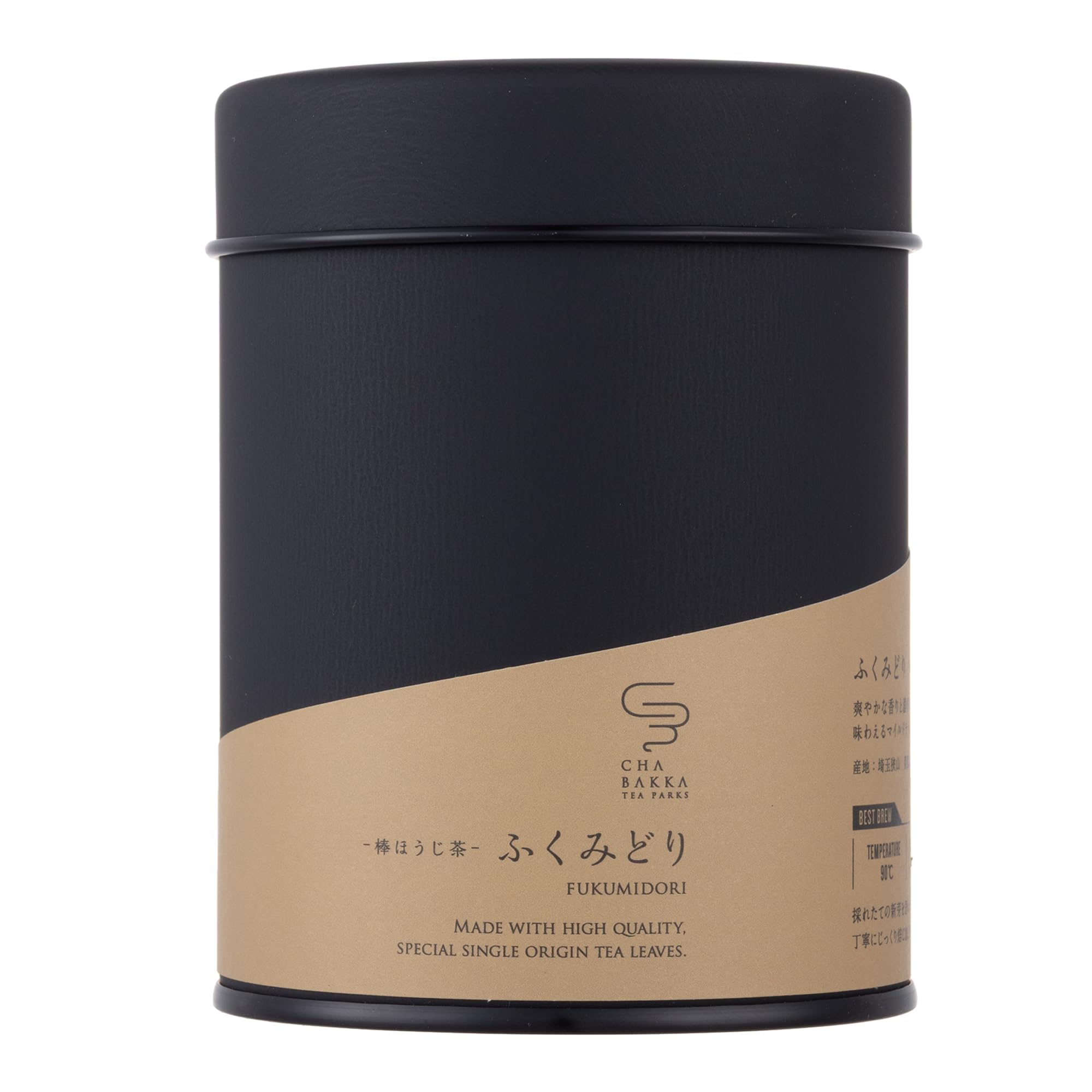 

CHABAKKA TEA PARKS Bar Hojicha Fukumidori Saitama Sayama 50g Leaf Tea Can