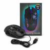 URMORE Wired Gaming 5 LED USB 140cm No Charging or Setup for and Everyday Black Mouse, Beginner-Friendly, Buttons, 4-Stage DPI, 7-Color Backlight,