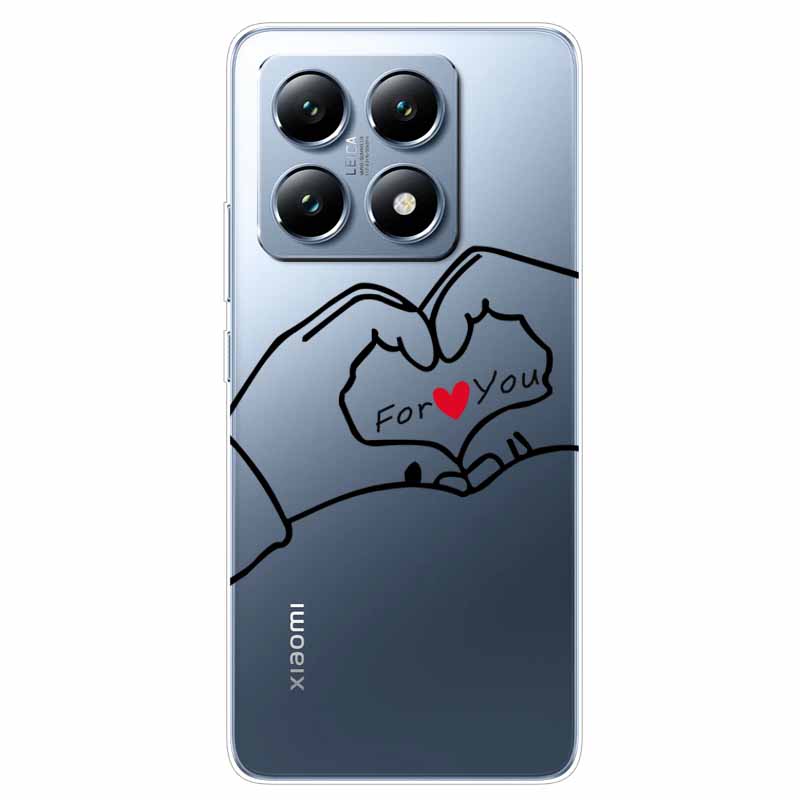 For Xiaomi 14T Pro Case 6.67'' Clear TPU Silicone Funda Capa for Xiaomi 14T Soft Covers Mi 14t 14 t 2024 Transparent Coques bag