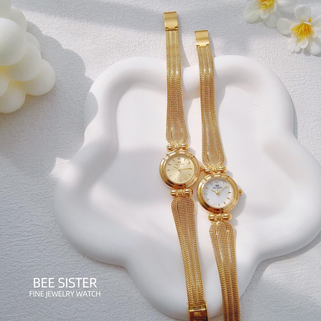 New Women's Watches, Light Luxury, Jeweled Wheat Gold Small Dial, Waterproof, Genuine Brand-name Women's Watch, Original Gift