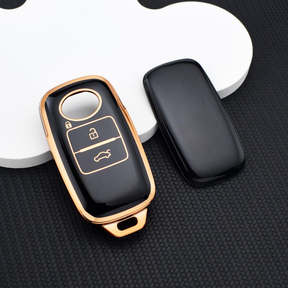 3-Button Tpu Smart Key Fob Cover For Toyota Yaris Ativ Raize Veloz Avanza & Perodua Models – Soft Protective Case