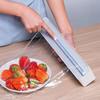 Dispenser per Pellicola da Parete Taglierina per Pellicola Estensibile Alimentare e Foglio di Alluminio Magnetico 2 in 1 Portarotolo Scatola Dispenser per Pellicola di Plastica Accessori da Cucina