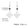 LIKGREAT Stainless Steel Witches Knot Stud Earrings for Women Irish Lucky Celtics Knot Amulet Earring Jewelry Gifts Wholesale