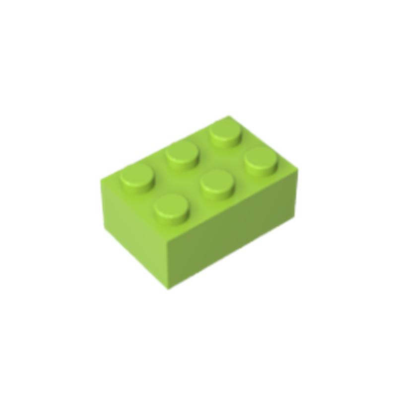 50 Stück DIY Bausteine 2*3 Noppen Dicke Figuren Steine 2x3 Noppen Pädagogisch Kreativ Größe Kompatibel Mit 3002 Spielzeug für Kinder