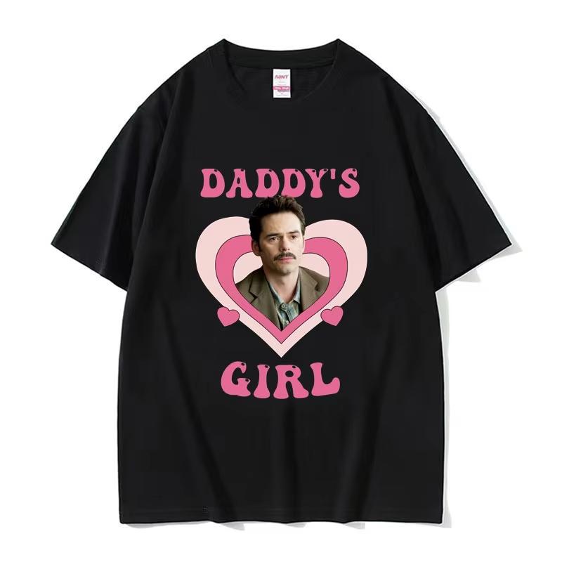 

I Love Hot Dads T-shirt The Twilight Saga Charlie Swan Billy Burke Graphic Tshirt Unisex Cotton T Shirt Streetwear Funny Clothes S
