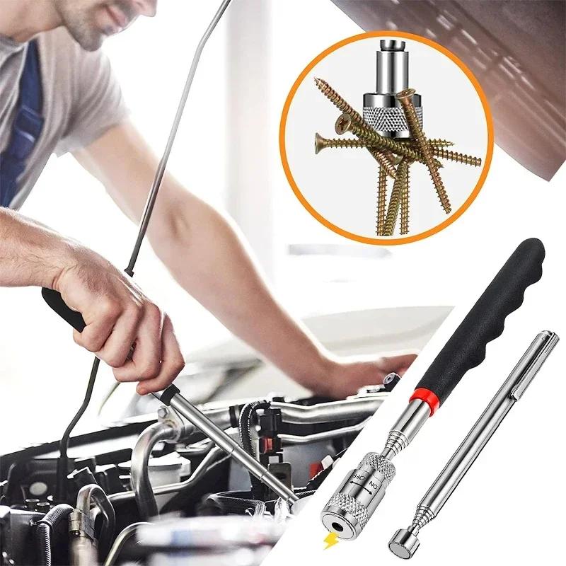 Telescopic Magnetic Pen Portable Metalworking Handy Tool Magnet Capacity for Picking Up Nut Bolt Adjustable Pickup Rod Stick