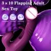 Tapping Flapping Vagina Vibrator for Women Rabbit Vibrator G-Spot Vagina Stimulator Female Masturbator Sex Toy for Women Sexy