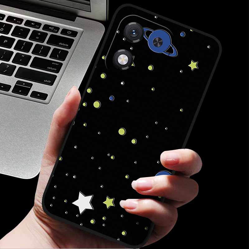 For Honor X70i 5G ABR-AN00 3D Relief Flower Emboss Soft Silicone Back Cover For Honor X70i X70i 5G Relief Emboss Case Honor X70i