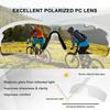 Polarized Sports Sunglasses , 5 Pairs of Interchangeable Lenses and a Carrying Case