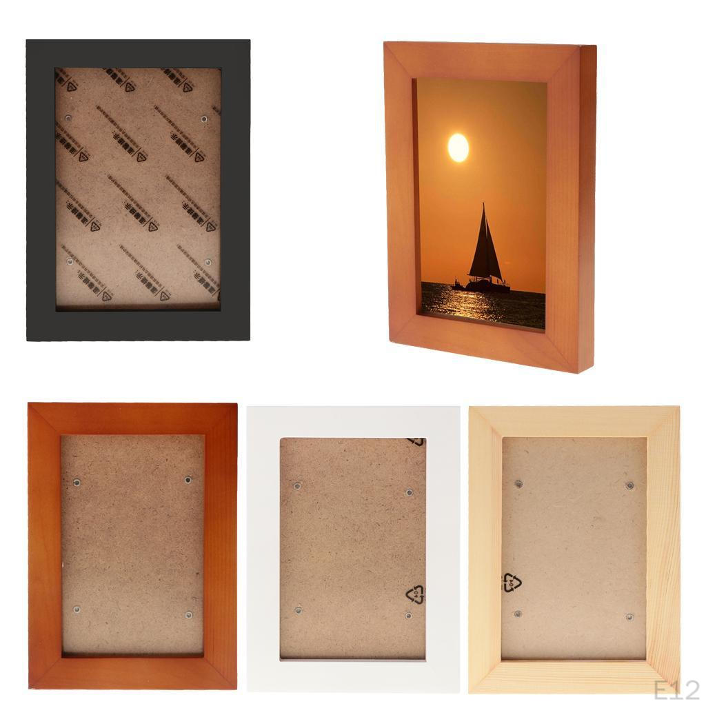 Simple Wooden Picture Phote Photo DIY Decoration