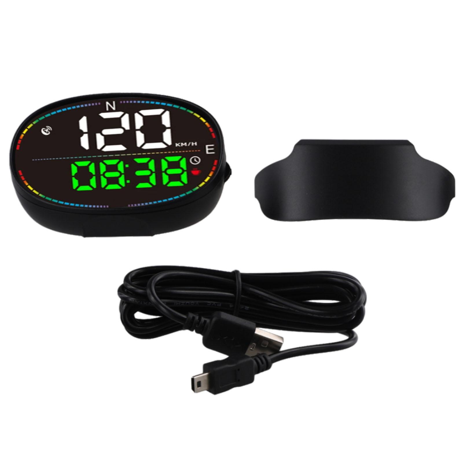 

HUD Head Up Display Car GPS Digital Speedometer Odometer Meter For Motorcycle Speed Gauge Plug And Play Auto Electronics Part