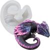 Sleepy Dragon Dinosaur Sea Creature Egg Silicone Mold for DIY Epoxy Resin Crafts Home Decoration Unique Molds for Crafting