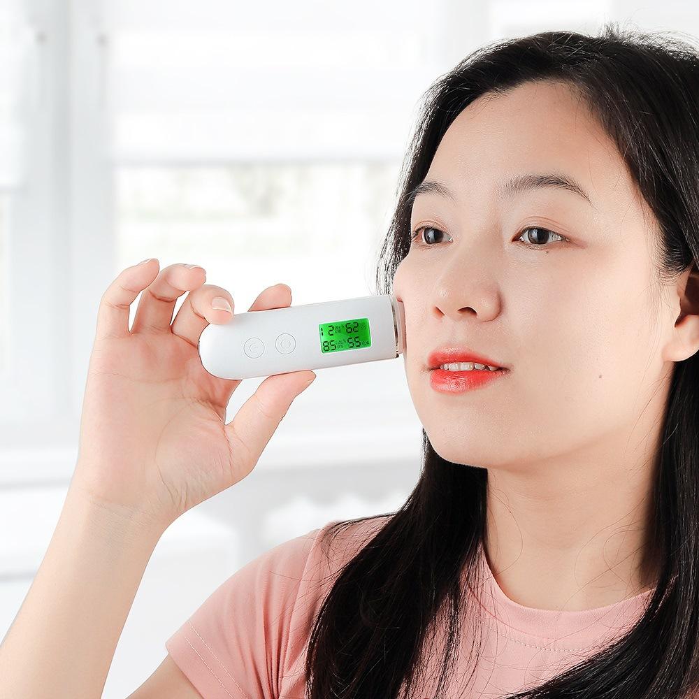 2026 Skin Analyzer Detector Fluorescent Tester 2in1 LCD Digital Water Oil Moisture Agent Face Care Tool Skin Moisture Tester Fluorescent Detection Pen