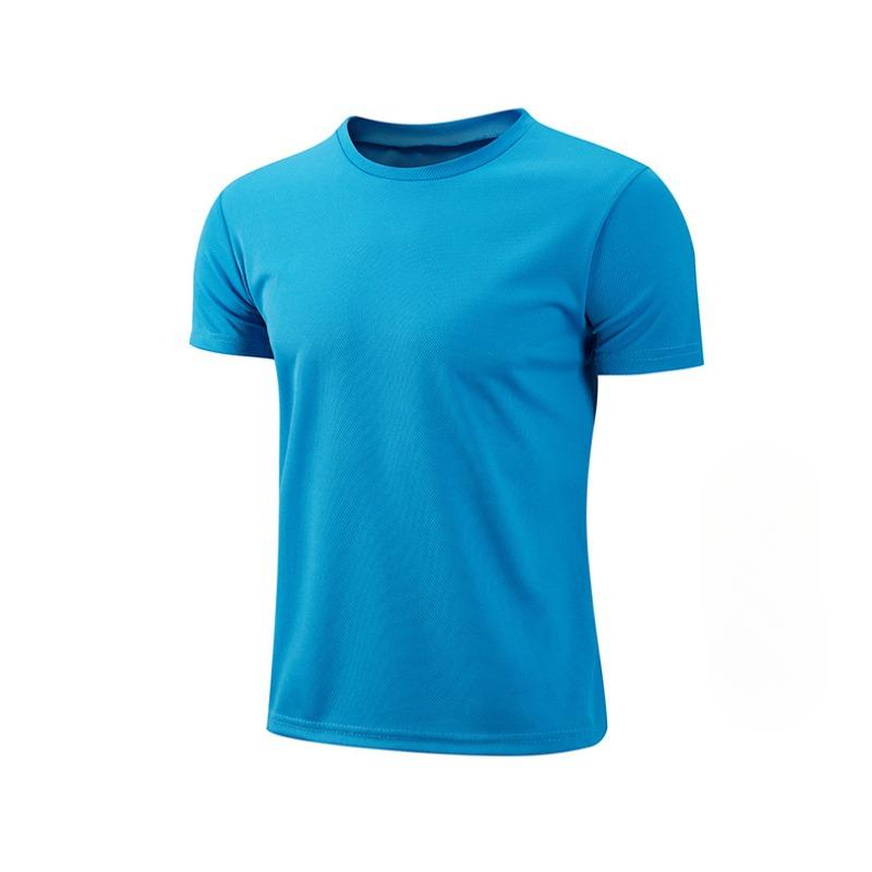 Letní tričko s kulatým výstřihem Quick Dry Clothes Pracovní oblečení Tričko s krátkým rukávem