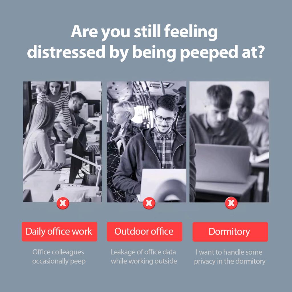 Universal Anti Peeping Screen Protector 12.5 32 Inches Blue Light Blocking Monitor Filter for Computer Laptop Frame