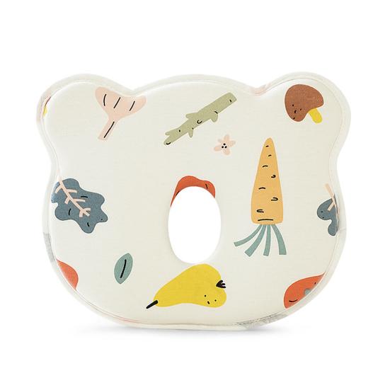 Almohada con forma de bebé, transpirable, cómoda, previene el síndrome de cabeza plana, almohada de espuma viscoelástica para bebés sensibles a las alergias