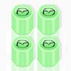 Luminous Car Tire Valve Caps Fluorescent Motorcycle Wheel Tyre For Mazda 3 6 CX5 2 CX3 CX9 MX5 Axela Demio MS CX5 2 Axela Demio Atenza MS GJI GH BK MP