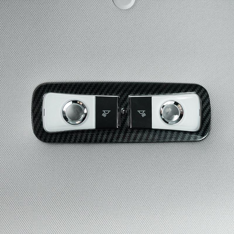 Cadru cu lumină de citire pentru citire față auto pentru Honda Accord X 10th 2018-2022, cadru decorativ, modificarea accesoriilor din fibră de carbon