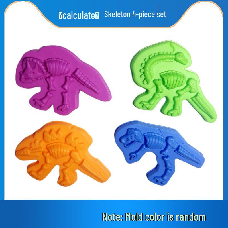 Handmade Colored Playdough Set for Kids with Molds and DIY Tools