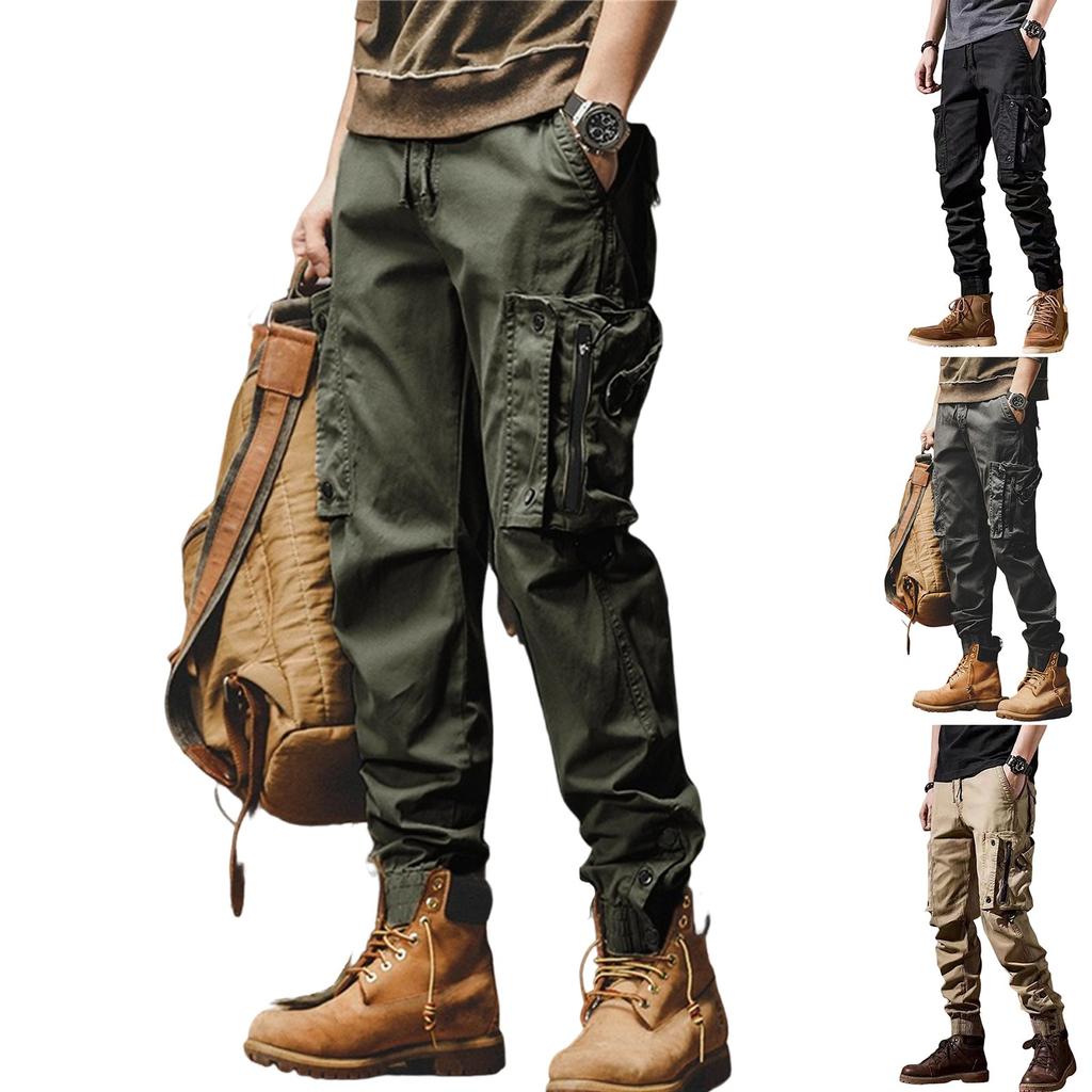 Herrebukser Herre Rett Ben Funksjon Utendørs Fritidsbukser Herre Kordfløyelsbukser Herre