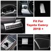Car Door Speaker / Head Light / Warning Lamp / Rest Pedal / Start Stop Cover Trim Accessories For Toyota Camry XV70 2018 -