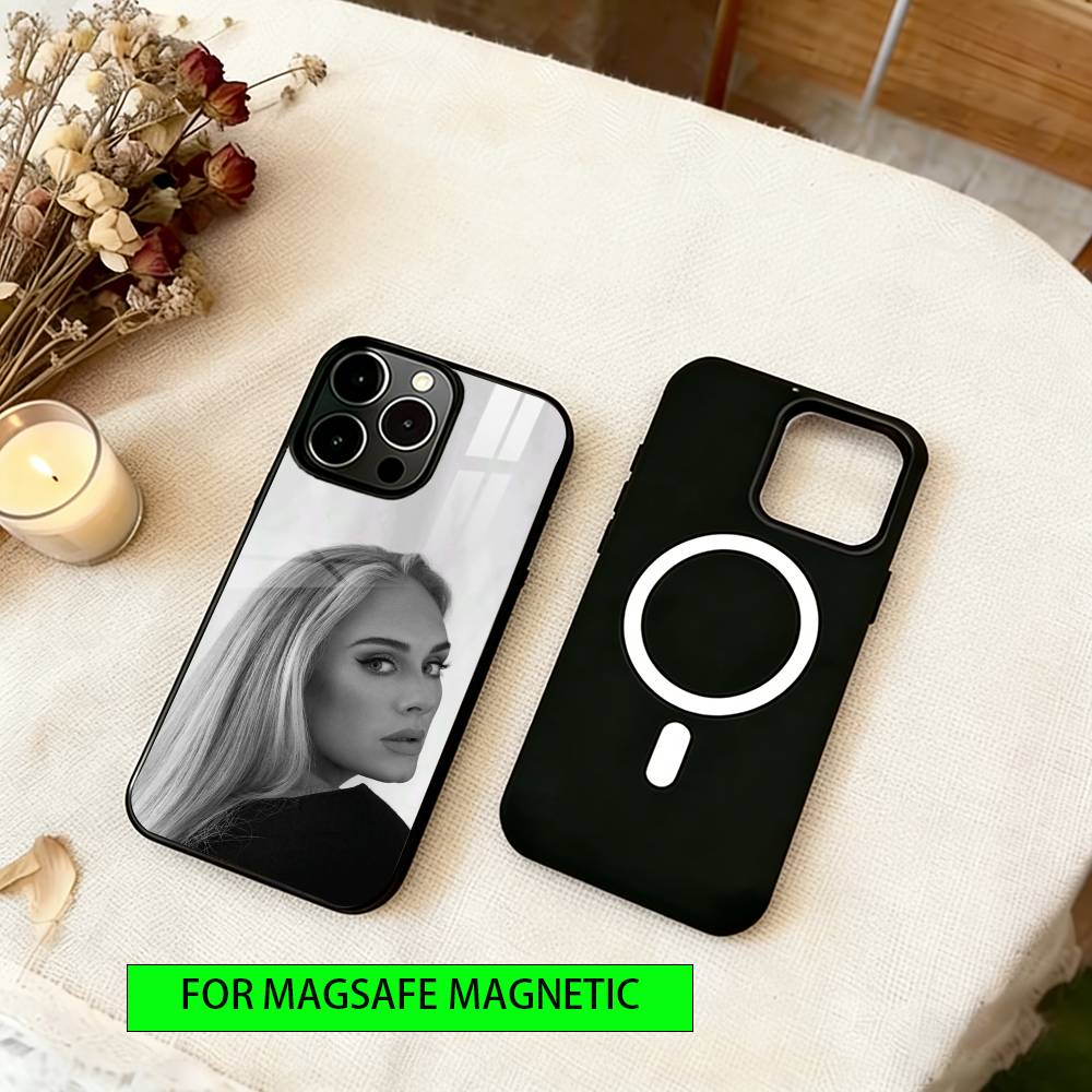 

Adele Adkins singer Phone Case For iPhone17,16,15,14,13,12,11 Plus,Pro Magnetic with Magsafe Wireless Charging iPhone12