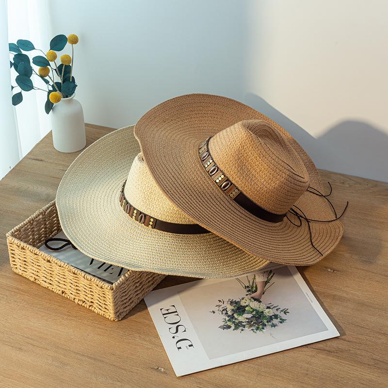 Ethnic Style Sun Hat Men's Sun Hat Summer Sun Protection Fishing Hat Outdoor Big Brim Cover Full Face Straw Hat Bucket Hat