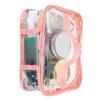 Clear Toiletry Bag Travel Cosmetic Makeup Bag PVC Storage Bag Portable Transparent Pouch for Traveling Vacation Bathroom