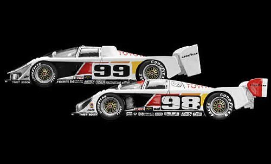

TRUE SCALE TOYOTA EAGLE MK III Set of 2 with autograph 1/43