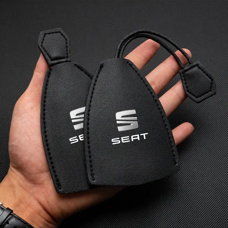 1Pcs Car Key Protection Shell Bag Car Key Case Cover Car Keychain for SEAT Leon FR 5 6 MII Altea 5F Ibiza Toledo Cordoba Alhambra MK3