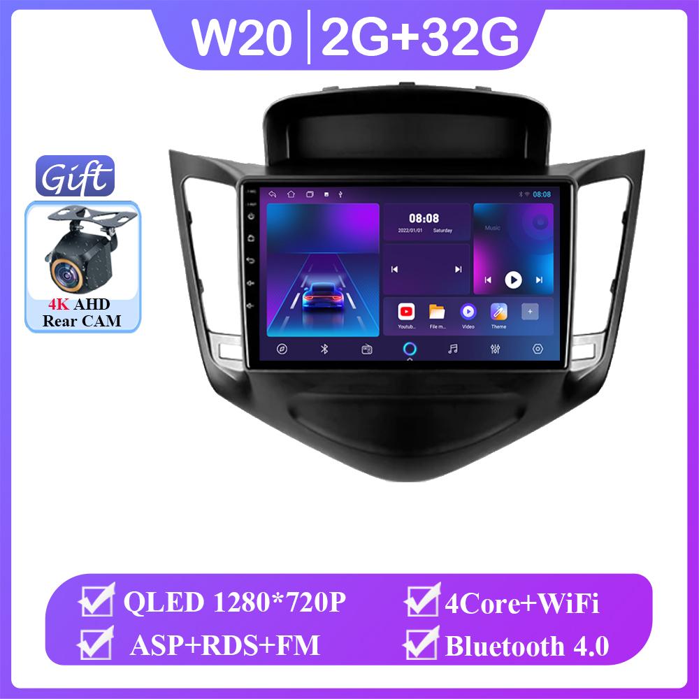 Android 14 Carplay For Chevrolet Cruze J300 2008 - 2014 Auto Radio Multimedia Video Player Navigation GPS No 2din DVD 5G Wifi