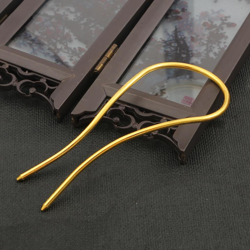 U-Shape Hairpin Base DIY Material for Crafting Hair Jewelry Accessories 1 Pc