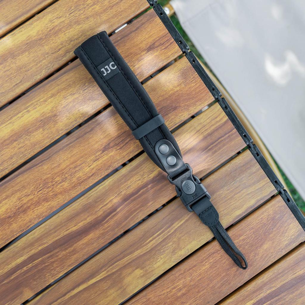 JJC Camera Hand Strap with Added Slide Lock Design for Drop Prevention and Quick Compatible with Lumix Canon EOS R5 Mark Sony RX1R and Other DSLR and