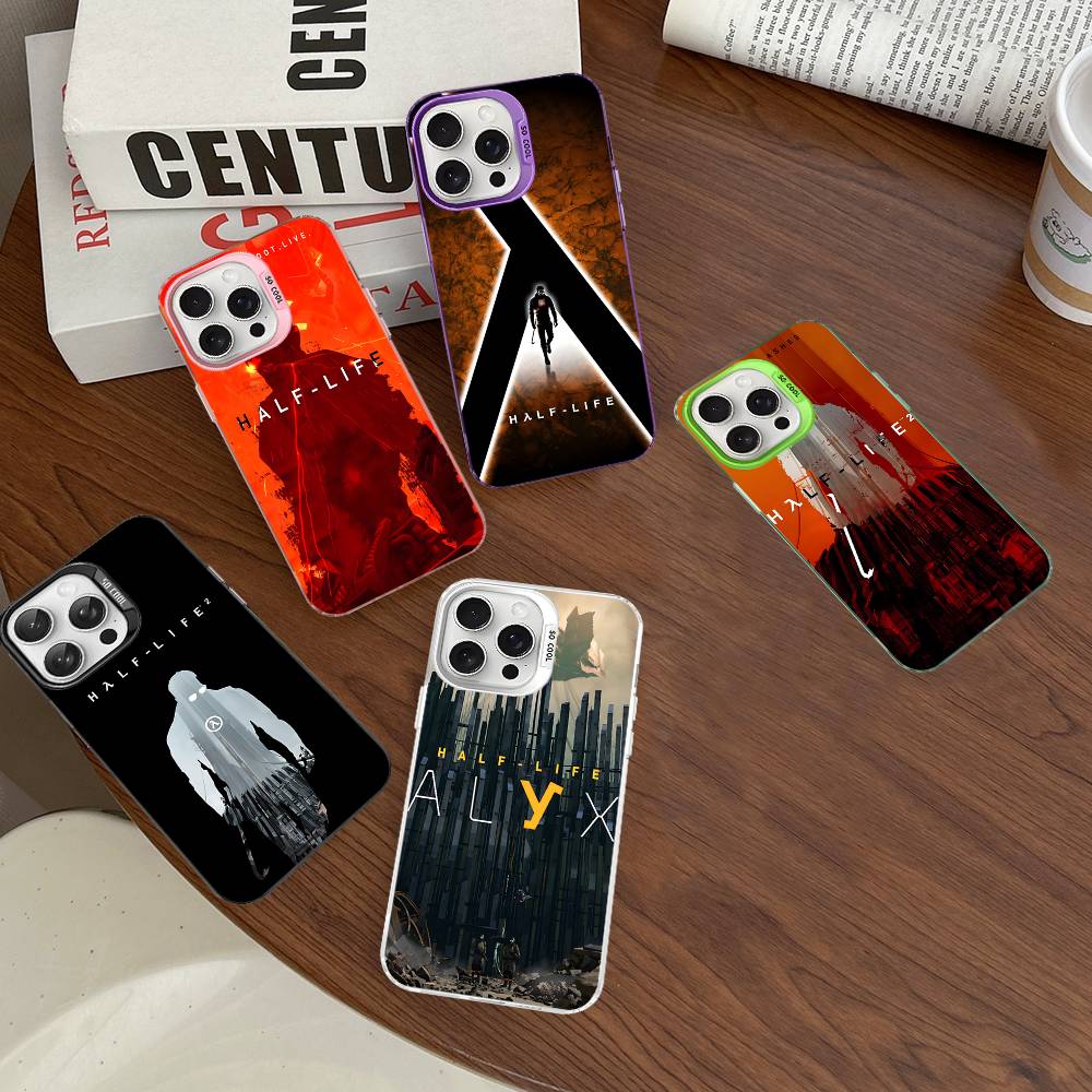 Game Half Life Phone Cases For iPhone 17 16e 15 14 13 12 11 Plus Pro Max ProMax Colorful Covers