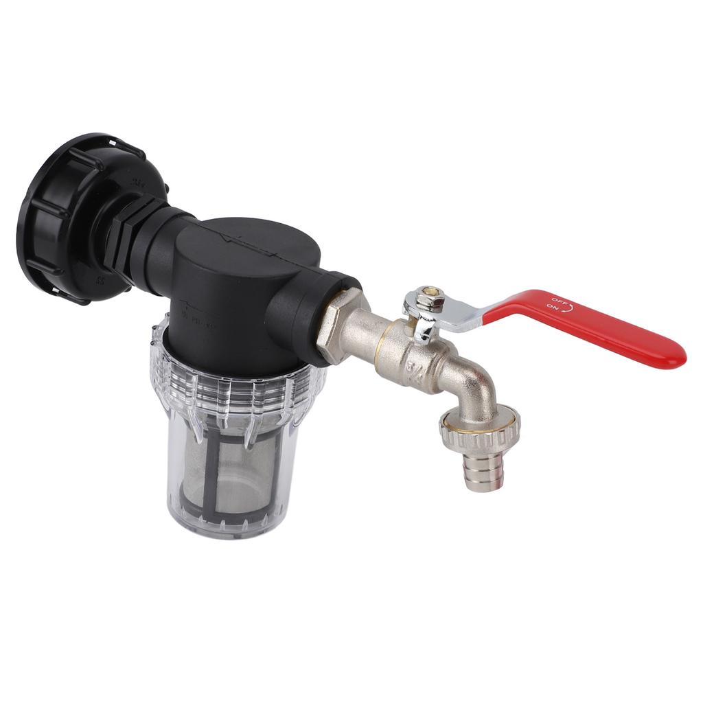 IBC Tank Filter Ton Barrel Filter Connector Large Flow Sealed IBC Tank Hose Adapter Ton Barrel