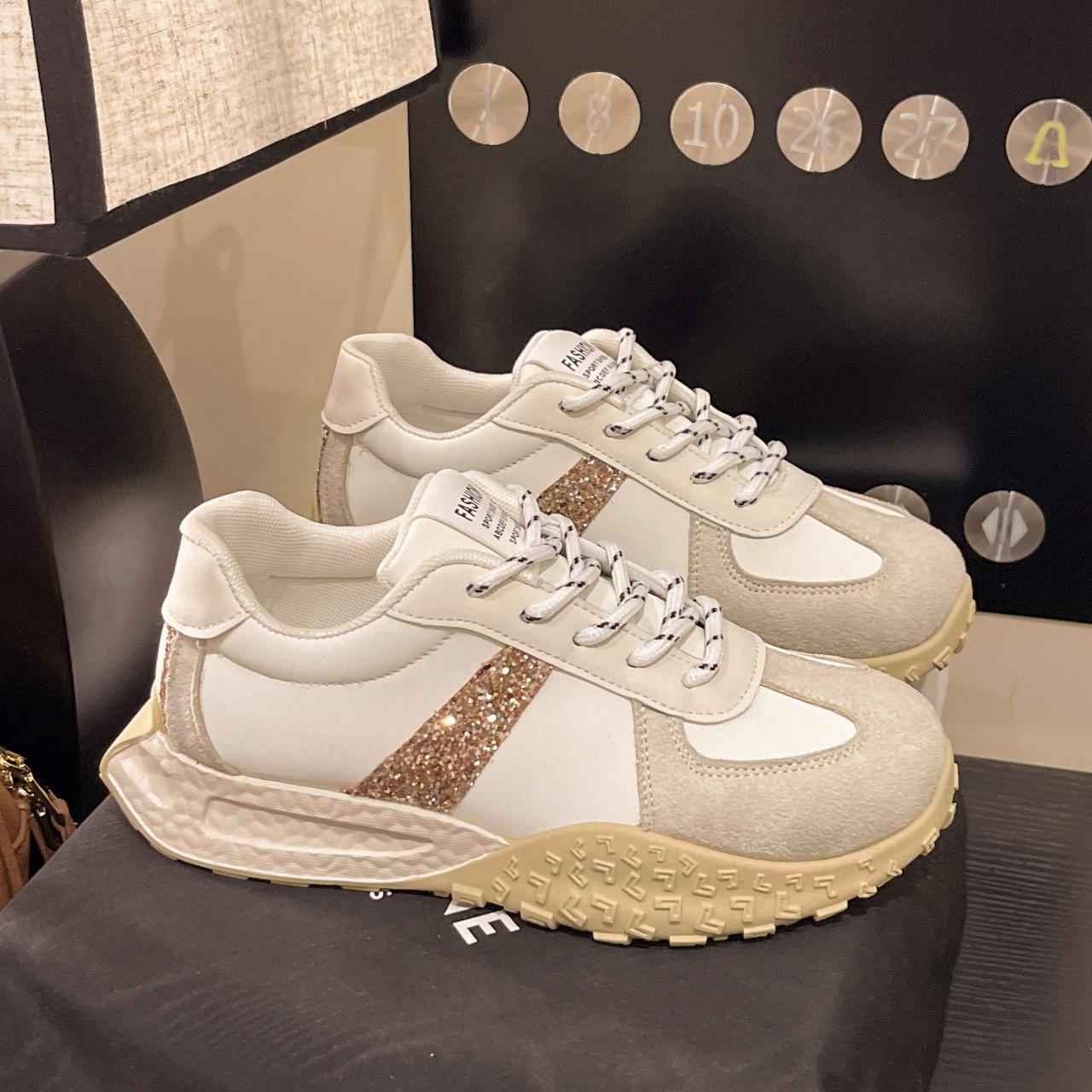 

Fashion platform Forrest Gump shoes women s 2025 spring new running shoes versatile heightening board shoes student casual sports shoes 40 білий