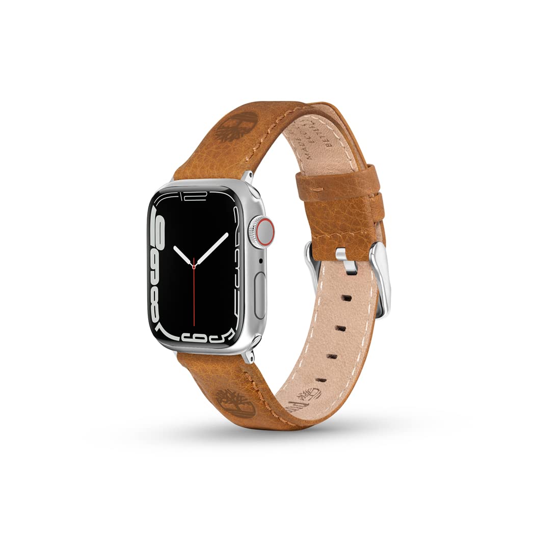 

Timberland Lacandon L Dark Brown Leather 22mm Apple Watch Band Smartwatch Compatible TDOUL0000104 [Timberland] Men s & Women s [LACANDON] коричневый